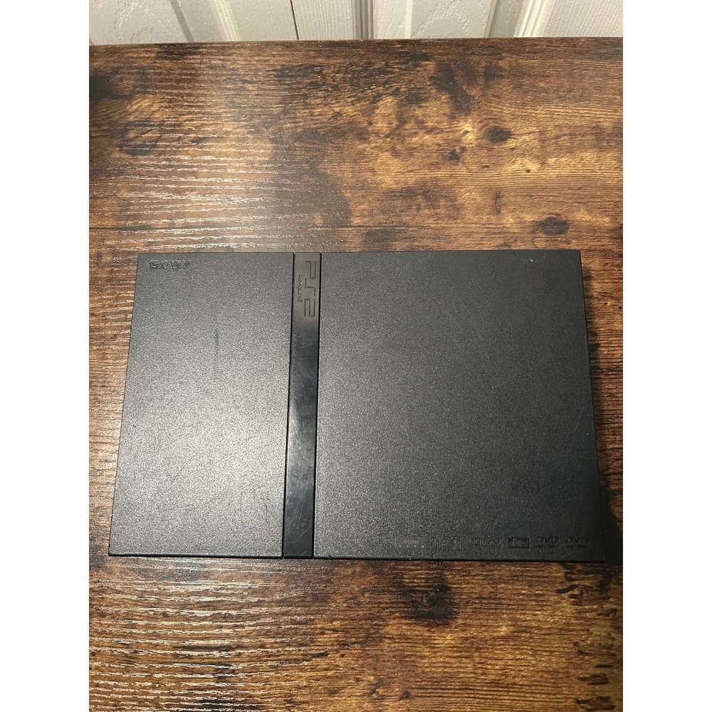 Sony PlayStation 2 Slim Console PS2 Black For Parts Repair Only